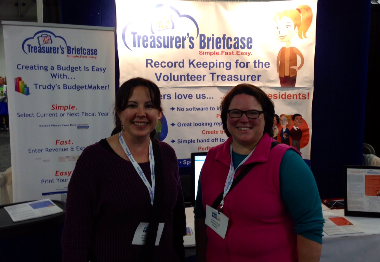 Treasurer's Briefcase greets Shoemaker PTO at the PTO Today Convention in Oaks, PA.